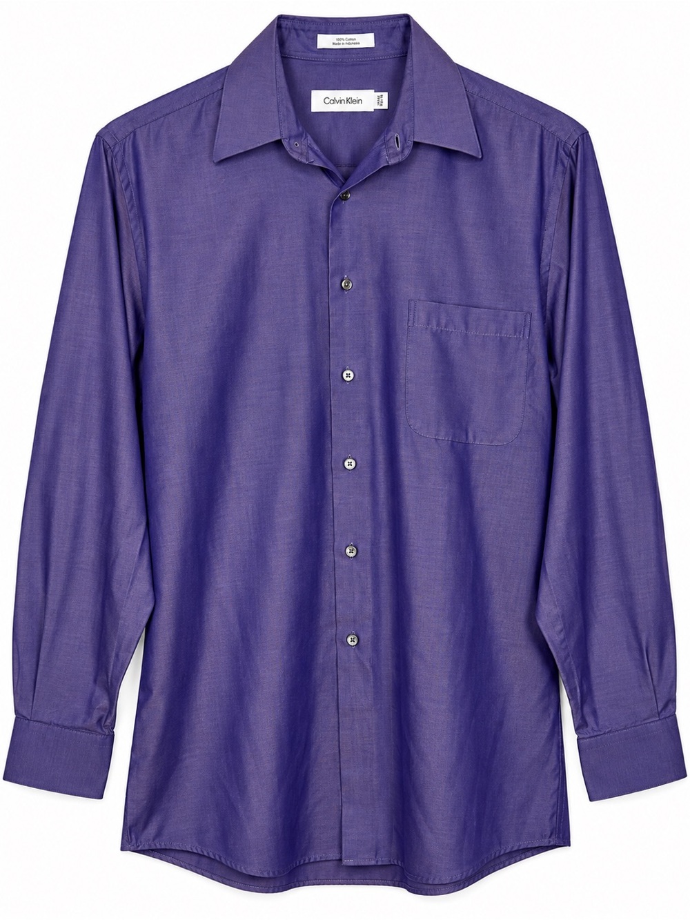 Calvin Klein Mens Iridescent Cotton Dress Shirt Size 15.5 32/33
